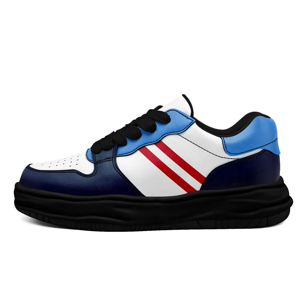 Custom Blue White Tennessee Shoes Personalized Sneaker FN032-D020389-32