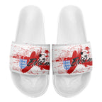 Custom England 2026 World Cup Sneakers DIY Country Flag Running Shoes Lightweight Sport Shoes Gift for Football Fans Personalized Team Name and Logo FN056-F020033-3