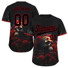 Custom Gothic Personalized Authentic Baseball Jersey BSBJ01-E06003