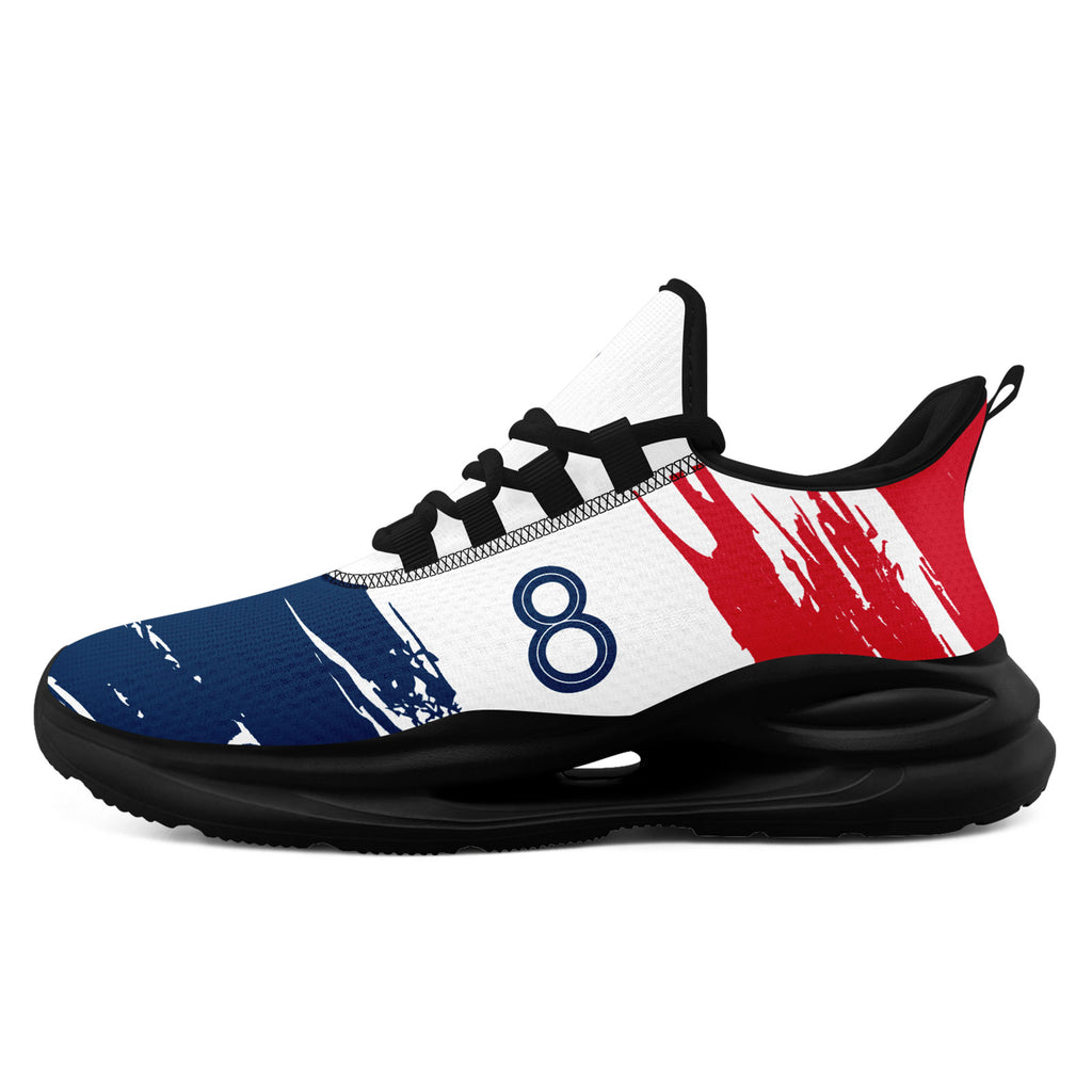 Custom France 2026 World Cup Sneakers DIY Country Flag Running Shoes Lightweight Sport Shoes Gift for Football Fans Personalized Team Name and Logo FN079-F020045-7