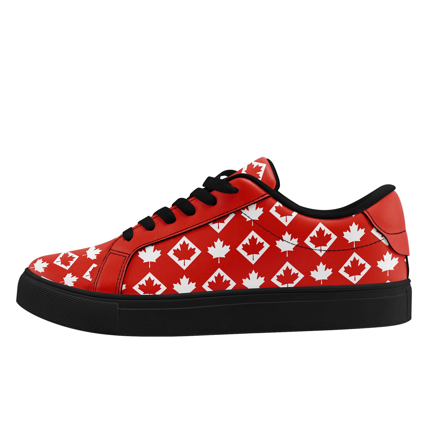 Custom Canada 2026 World Cup Sneakers DIY Country Flag Running Shoes Lightweight Sport Shoes Gift for Football Fans Personalized Team Name and Logo FN023-F020031-4
