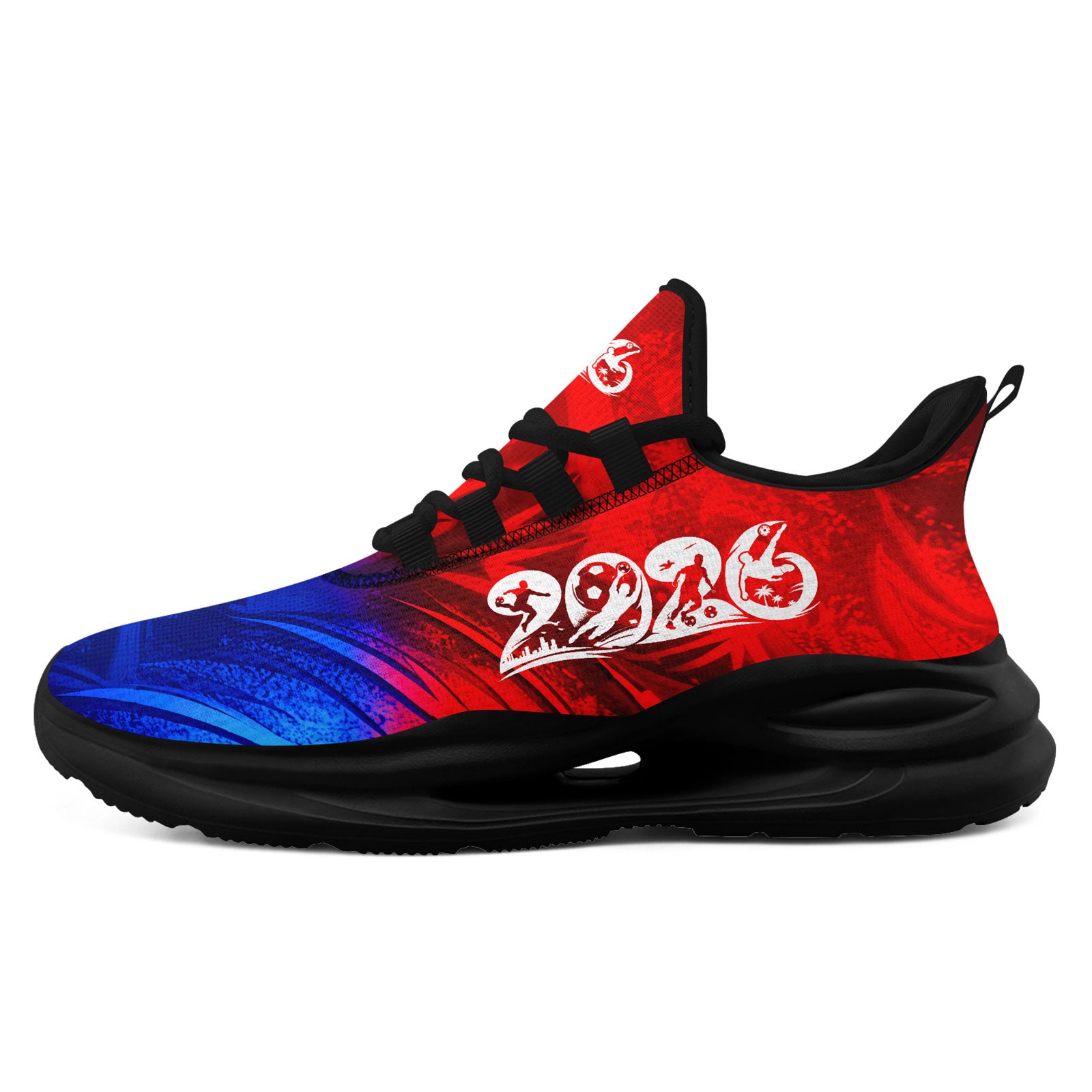Custom 2026 World Cup Norway Sneakers DIY Country Flag Running Shoes Lightweight Sport Shoes Gift for Football Fans Personalized Team Name and Logo FN079-F027070-5