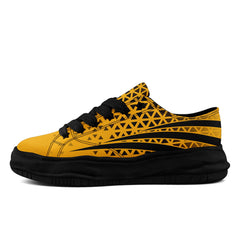 Custom Yellow Black Pennsylvania Shoes Personalized Sneaker FN038-D023003-30 Custom Online