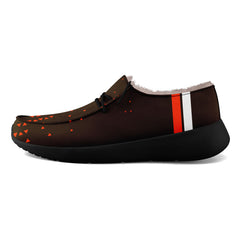 Custom Black Orange Cleveland Shoes Personalized Sneaker FN042-D020279-8