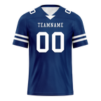 Custom Blue Classic Style Personalized Authentic Football Jersey FBJ02-bd0a70bf