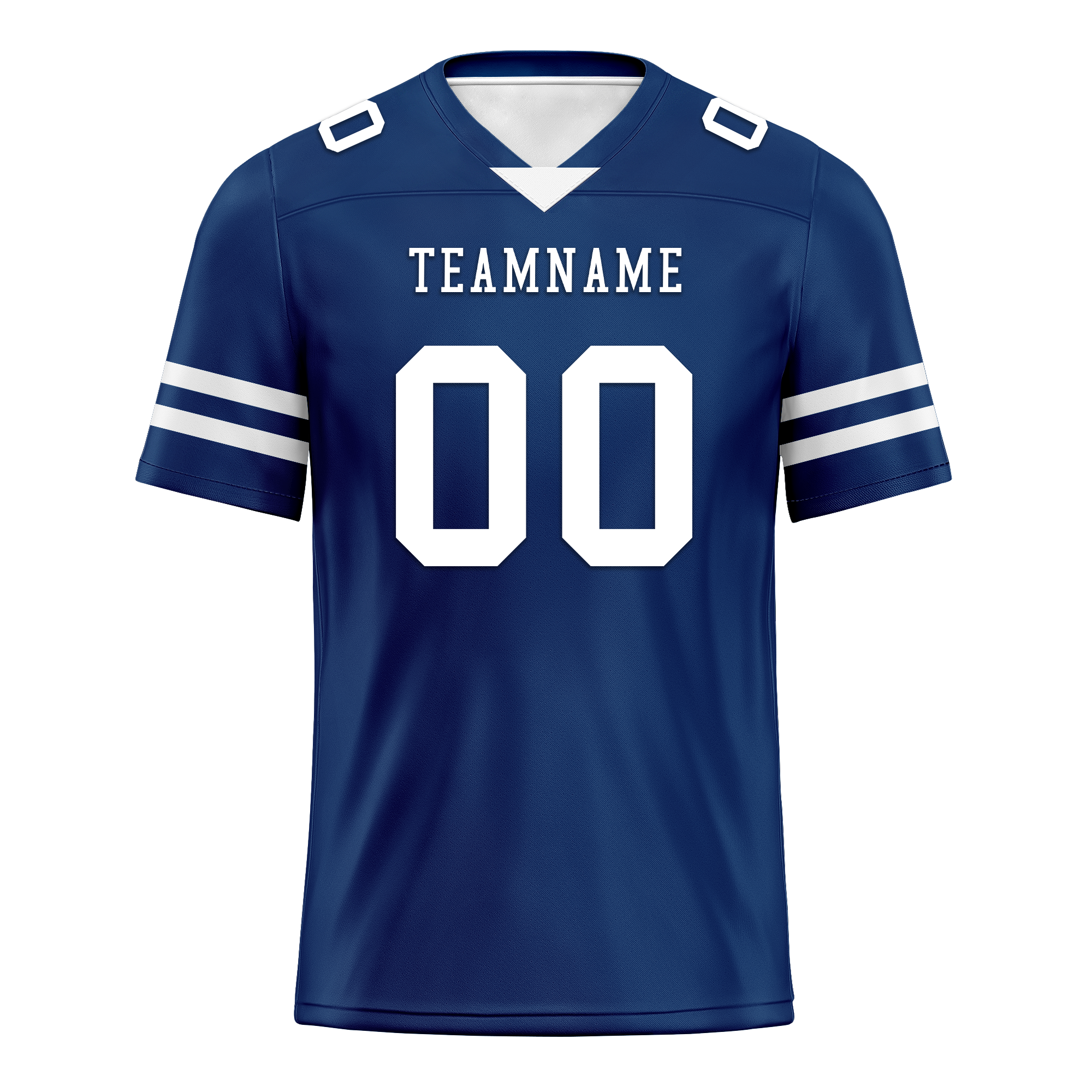 Custom Blue Classic Style Personalized Authentic Football Jersey FBJ02-bd0a70bf
