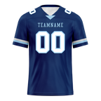 Custom Blue Classic Style Personalized Authentic Football Jersey FBJ02-bd0a70a7