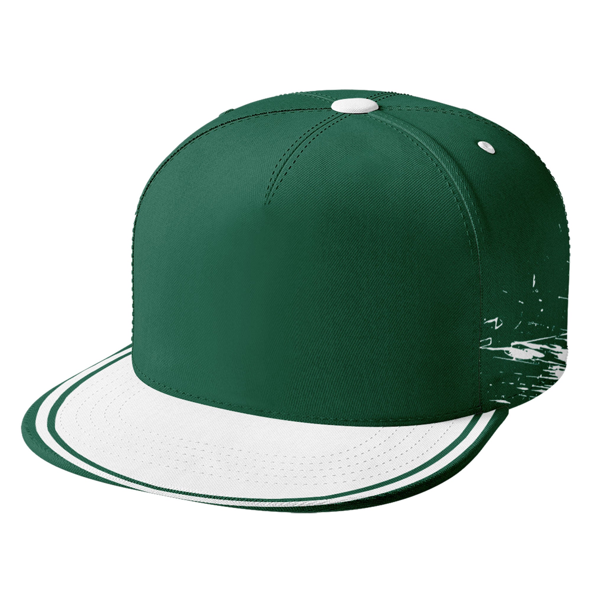 Custom Green White New York Football Jersey and Hat Combo Offer Personalized Combo ZH-D020326-28