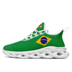 Custom 2026 World Cup Brazil Sneakers DIY Country Flag Running Shoes Lightweight Sport Shoes Gift for Football Fans Personalized Team Name and Logo FN003-F027045-1