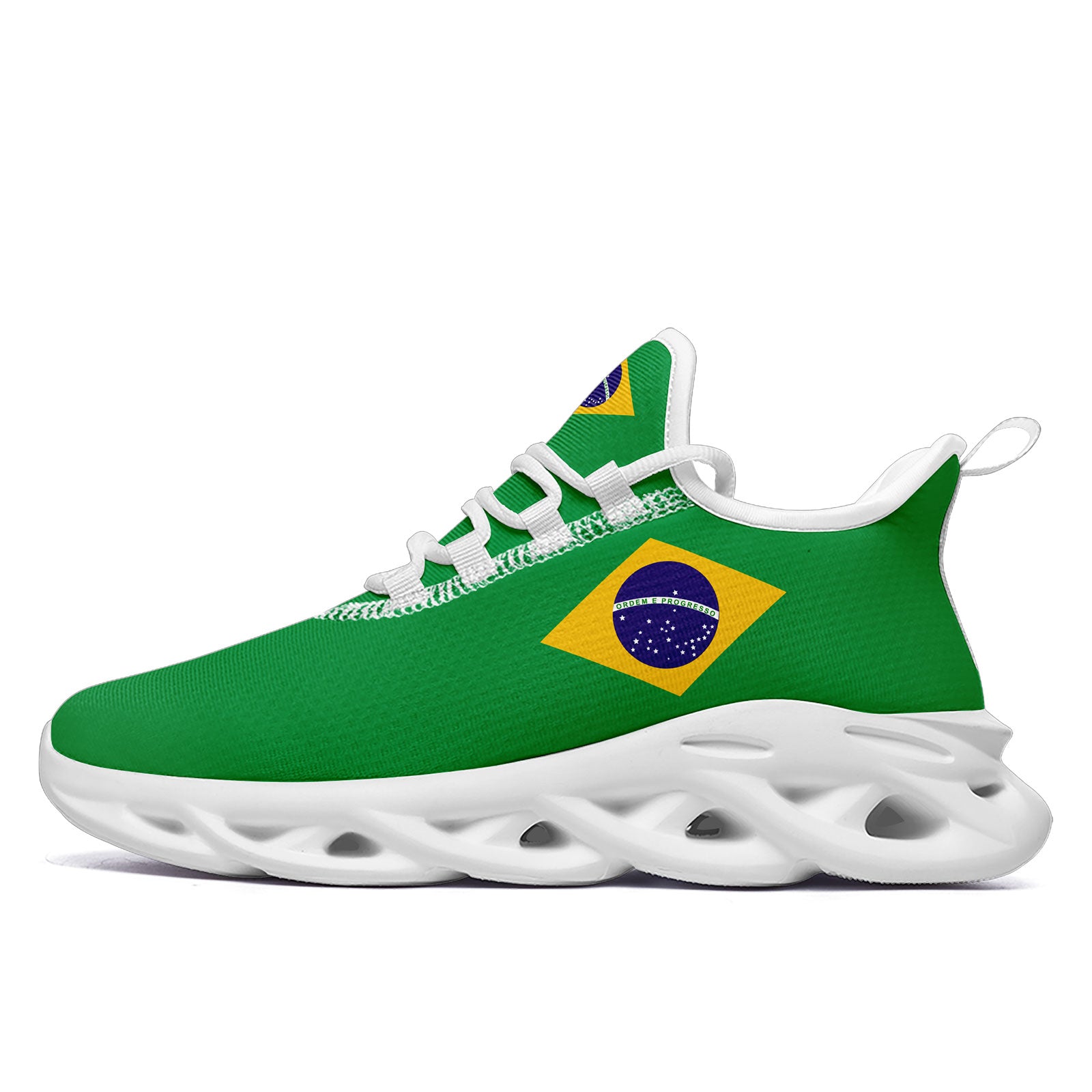 Custom 2026 World Cup Brazil Sneakers DIY Country Flag Running Shoes Lightweight Sport Shoes Gift for Football Fans Personalized Team Name and Logo FN003-F027045-1
