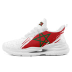 Custom Morocco 2026 World Cup Sneakers DIY Country Flag Running Shoes Lightweight Sport Shoes Gift for Football Fans Personalized Team Name and Logo FN079-F009083-5