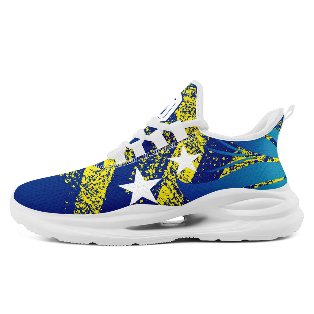 Custom Curaçao 2026 World Cup Sneakers DIY Country Flag Running Shoes Lightweight Sport Shoes Gift for Football Fans Personalized Team Name and Logo FN079-F009087-4