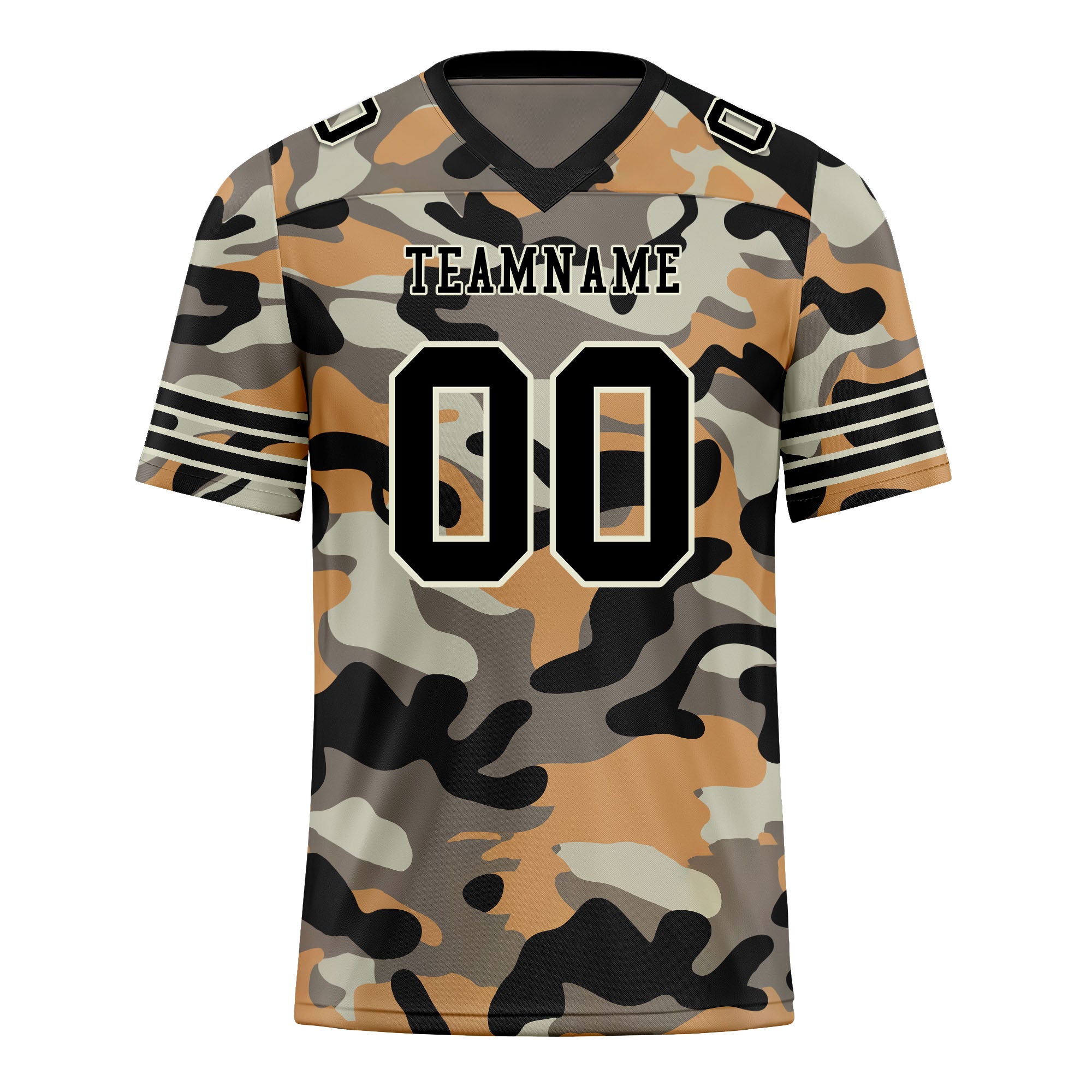 Custom Camo Personalized Authentic Football Jersey FBJ02-D06122