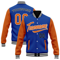 Custom Raglan Sleeves Jacket Bomber Full-Snap Varsity Letterman Personalized Jacket FZ005-D025002-14