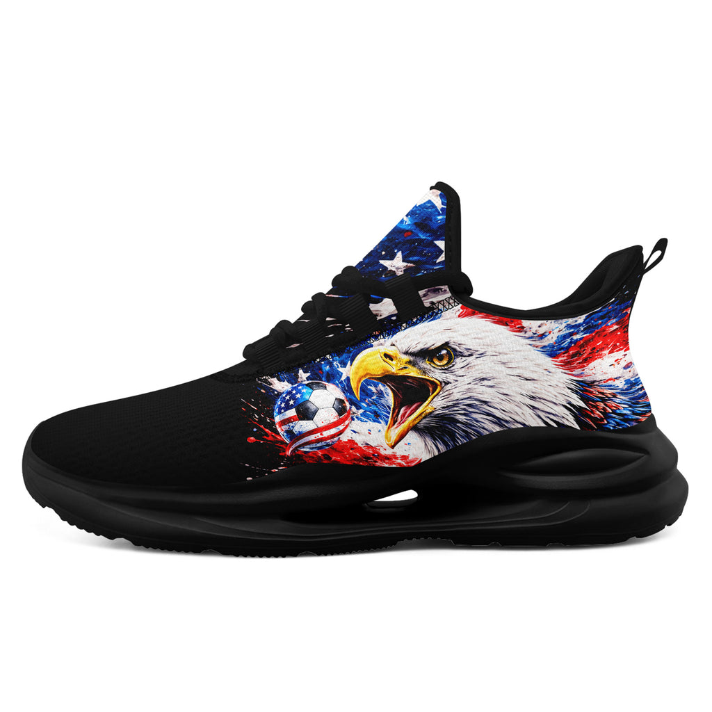 Custom United States 2026 World Cup Sneakers DIY Country Flag Running Shoes Lightweight Sport Shoes Gift for Football Fans Personalized Team Name and Logo FN079-F018033-3