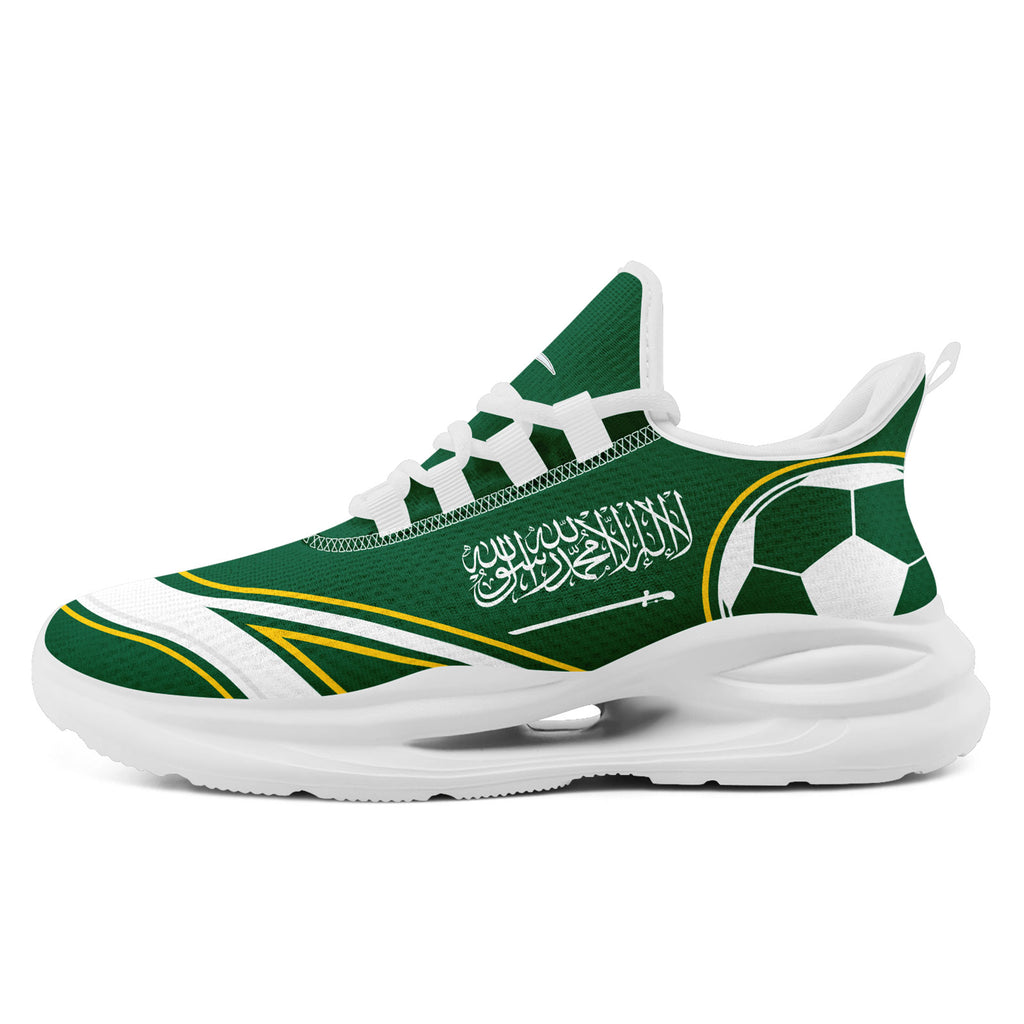 Custom Saudi Arabia 2026 World Cup Sneakers DIY Country Flag Running Shoes Lightweight Sport Shoes Gift for Football Fans Personalized Team Name and Logo FN079-F009093-4