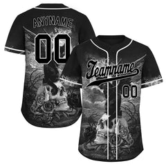 Custom Gothic Personalized Authentic Baseball Jersey BSBJ01-E06008