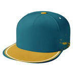Custom Green Yellow Jacksonville Hat Sport Design Cap Stitched Adjustable Personalized PR067B-D020261-16