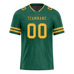 Custom Green Yellow Green Bay Personalized Authentic Football Jersey FBJ02-E0601-7