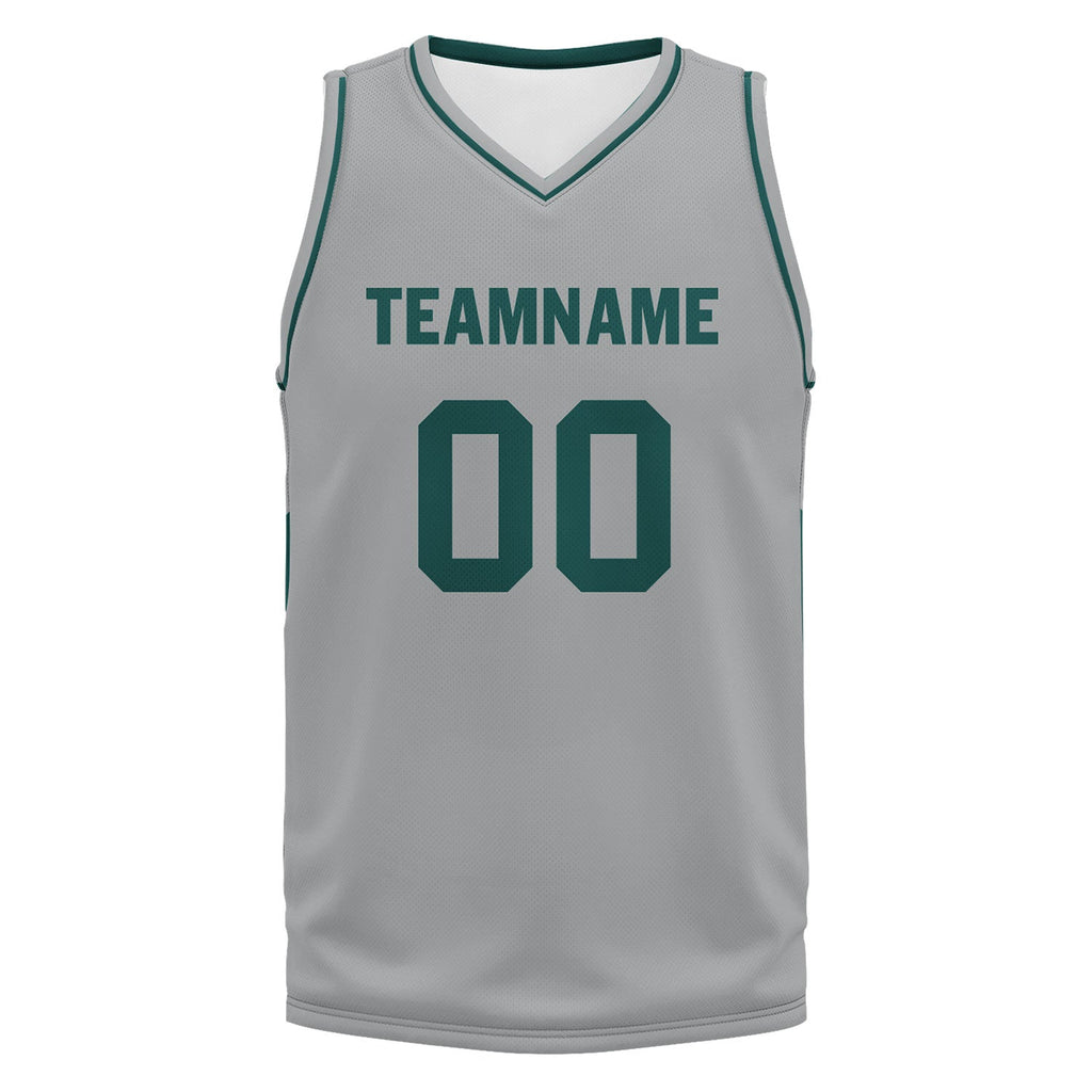 Custom Gray Classic Style Sports Uniform Basketball Jersey BBJ01-D020105-20