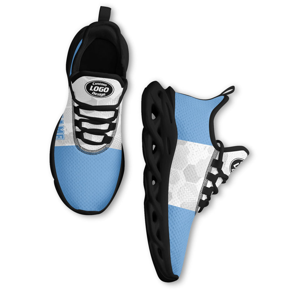 Custom 2026 World Cup Argentina Sneakers DIY Country Flag Running Shoes Lightweight Sport Shoes Gift for Football Fans Personalized Team Name and Logo FN003-F027086-5