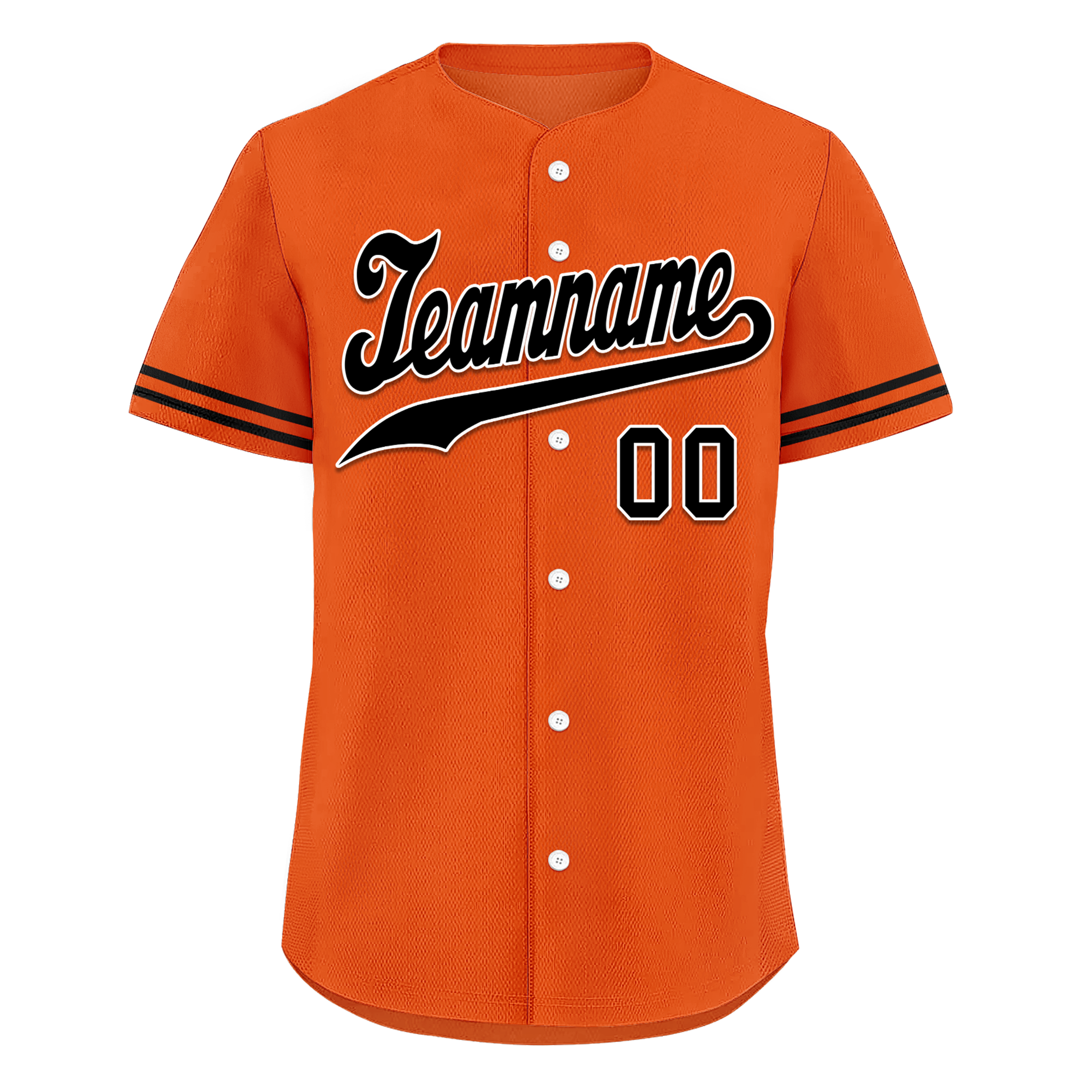 Custom Orange Black Classic Style Black Personalized Authentic Baseball Jersey BSBJ01-bd0fa0a