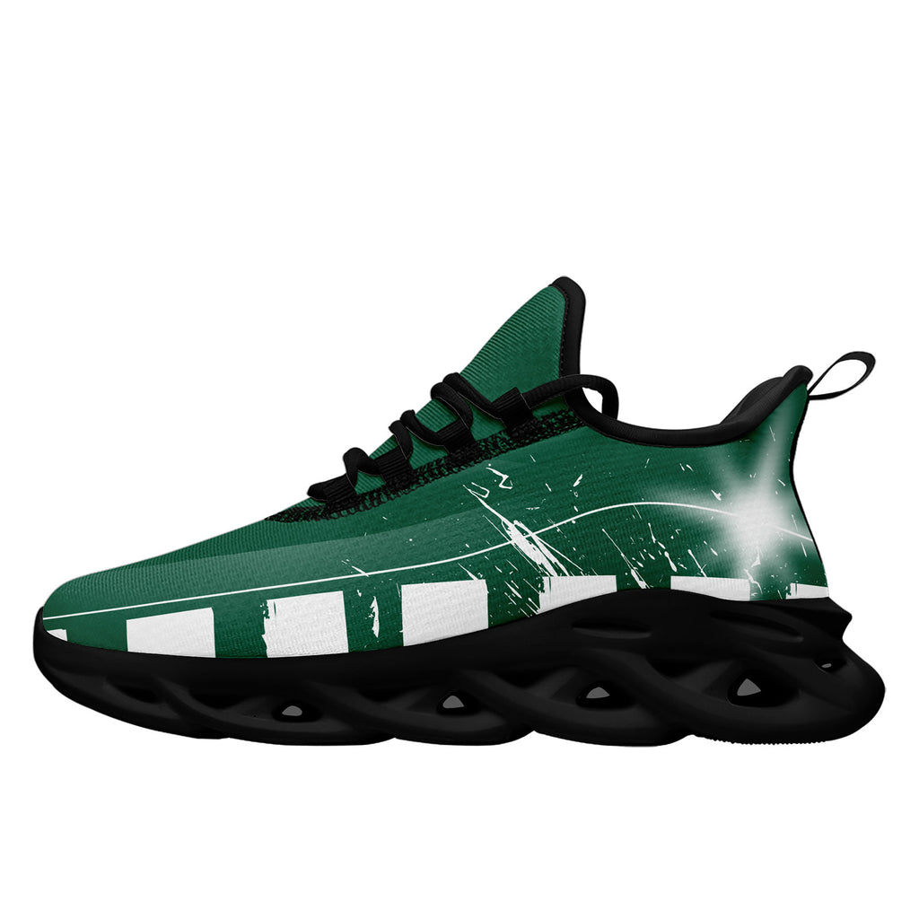 Custom Green White New York MaxSoul Shoes and Hat Combo Offer Personalized Combo ZH-D020264-28