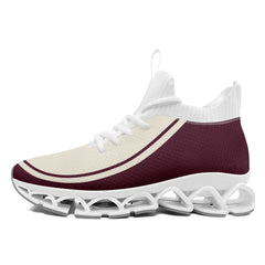 Custom Rose Carmine Cream Maxsoul Shoes Personalized Sneaker FN030XD-D020388-17