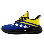 Custom Curaçao 2026 World Cup Sneakers DIY Country Flag Running Shoes Lightweight Sport Shoes Gift for Football Fans Personalized Team Name and Logo FN079-F009087-5
