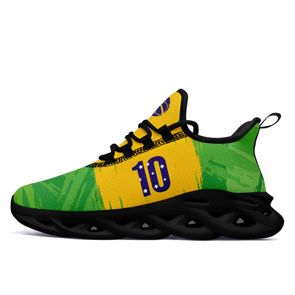 Custom 2026 World Cup Brazil Sneakers DIY Country Flag Running Shoes Lightweight Sport Shoes Gift for Football Fans Personalized Team Name and Logo FN003-F027077-6