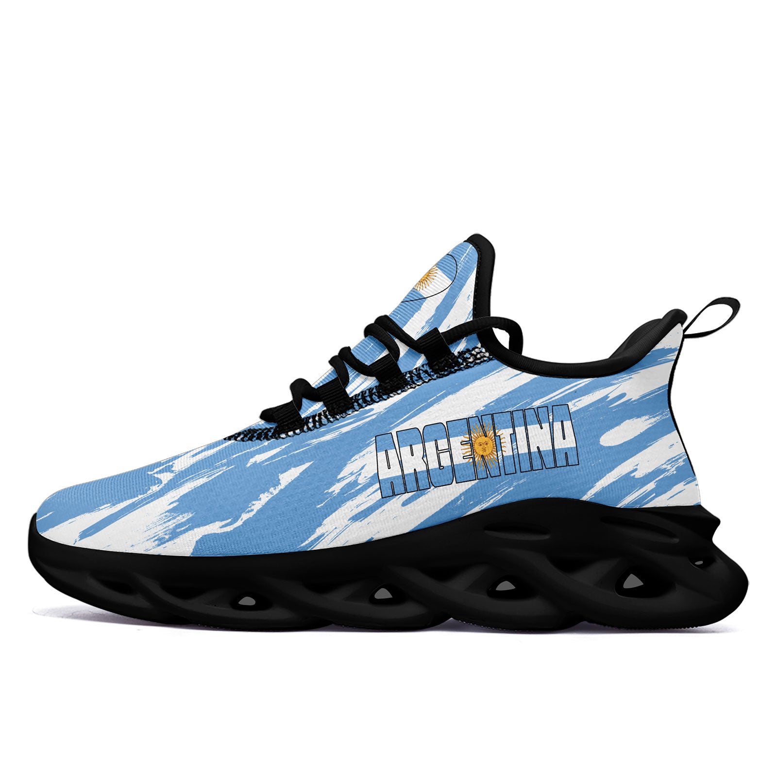 Custom 2026 World Cup Argentina Sneakers DIY Country Flag Running Shoes Lightweight Sport Shoes Gift for Football Fans Personalized Team Name and Logo FN027-F027044-5