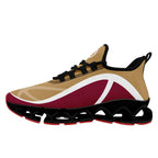 Custom Red Gold Maxsoul Shoes Personalized Sneaker FN003XD-D020391-16