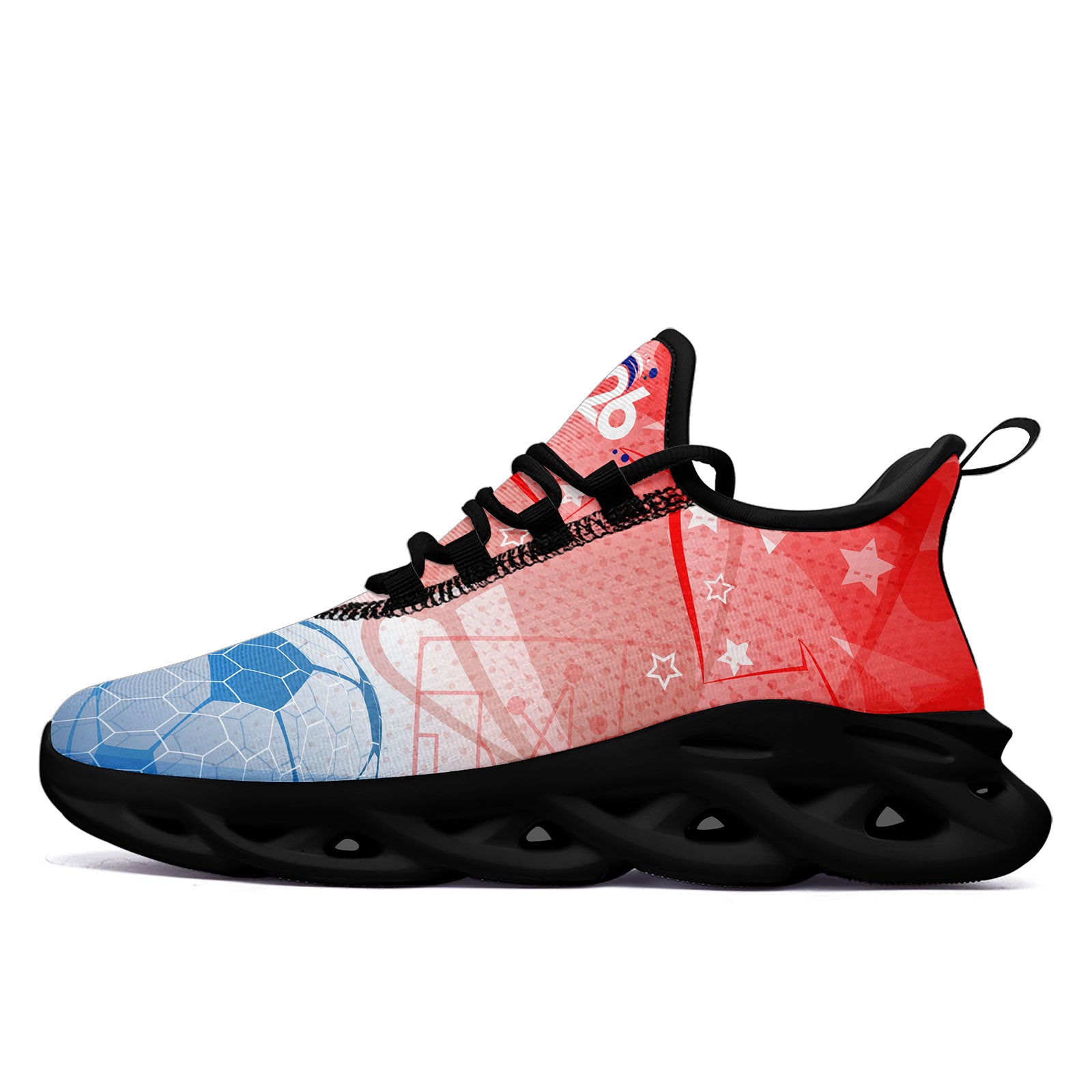 Custom France 2026 World Cup Sneakers DIY Country Flag Running Shoes Lightweight Sport Shoes Gift for Football Fans Personalized Team Name and Logo FN003-F025037-4