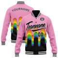 Custom Jacket Bomber Full-Snap Varsity Letterman Personalized Jacket FZ005-D025003-14