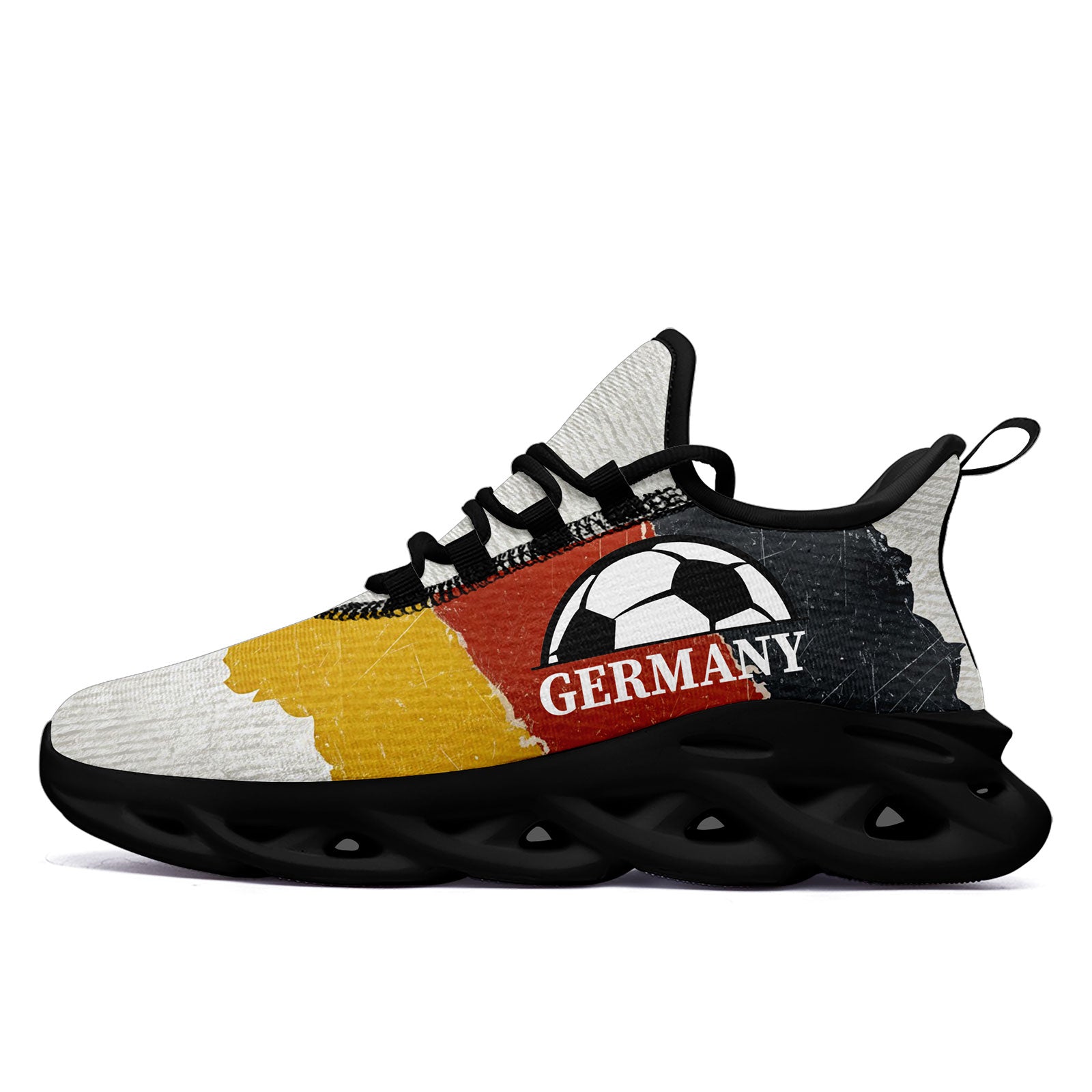 Custom Germany 2026 World Cup Sneakers DIY Country Flag Running Shoes Lightweight Sport Shoes Gift for Football Fans Personalized Team Name and Logo FN003-F025035-7