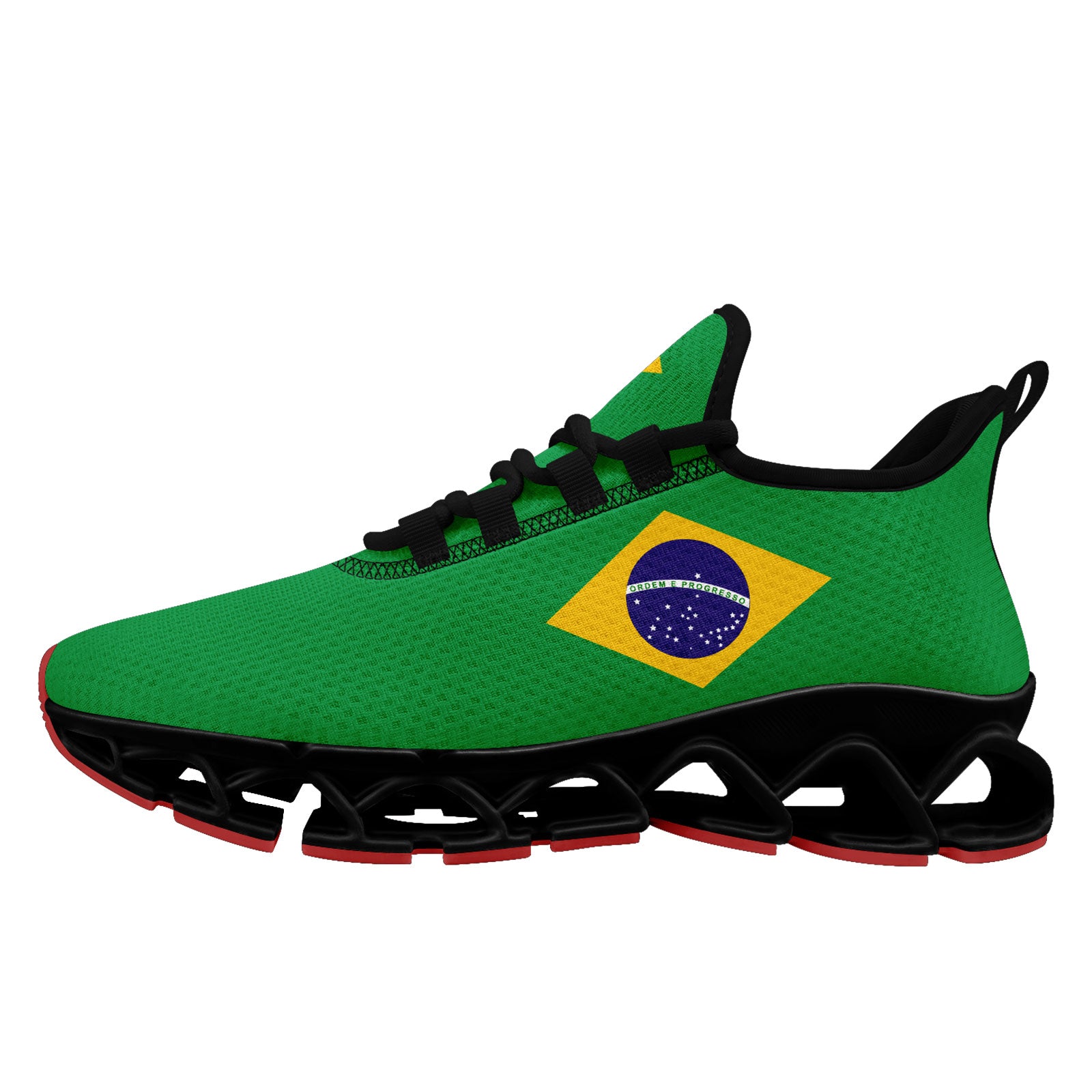 Custom 2026 World Cup Brazil Sneakers DIY Country Flag Running Shoes Lightweight Sport Shoes Gift for Football Fans Personalized Team Name and Logo FN003XD-F027047-1