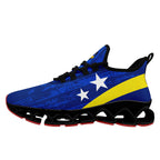 Custom Curaçao 2026 World Cup Sneakers DIY Country Flag Running Shoes Lightweight Sport Shoes Gift for Football Fans Personalized Team Name and Logo FN003XD-F009091-2