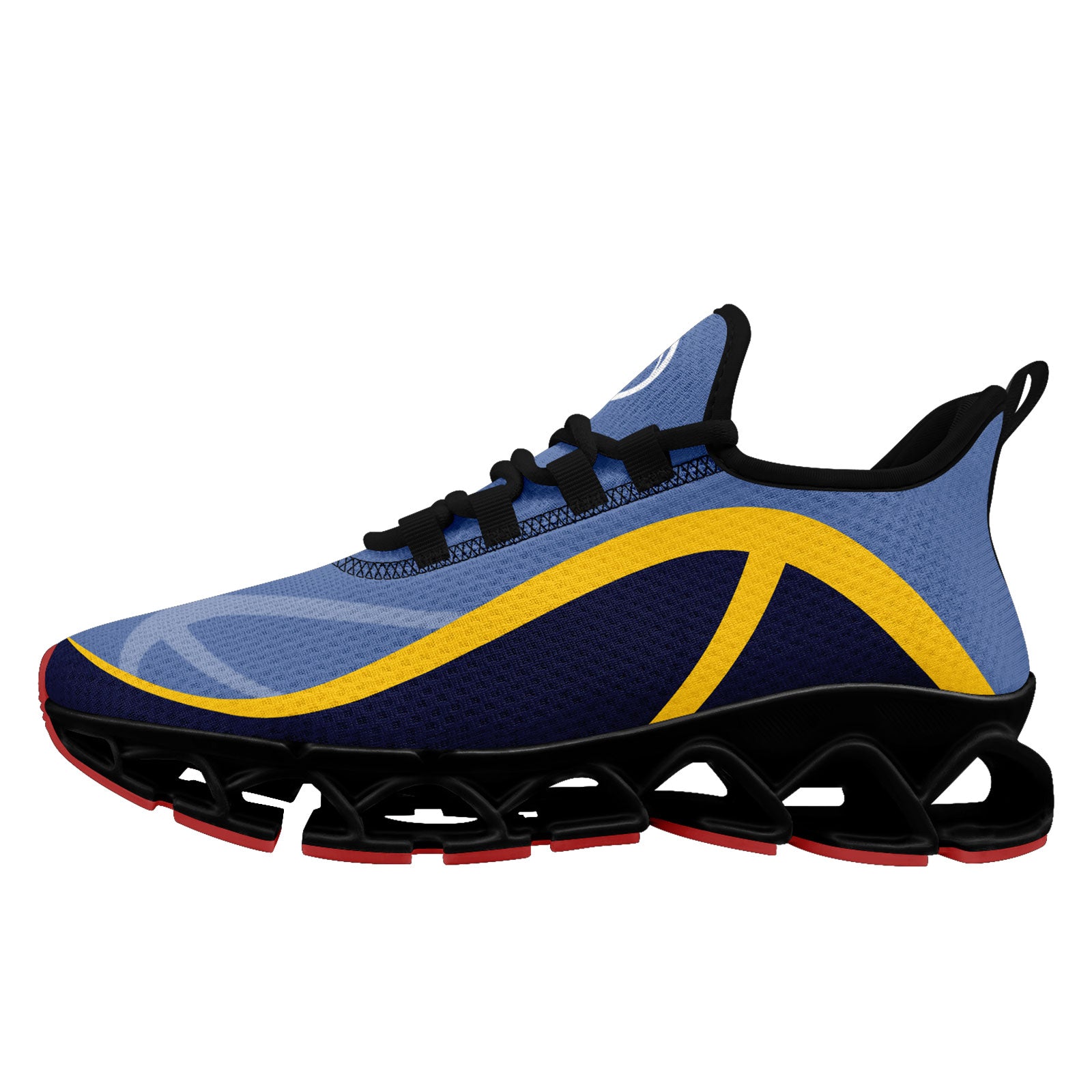 Custom Blue Yellow Maxsoul Shoes Personalized Sneaker FN003XD-D020391-11