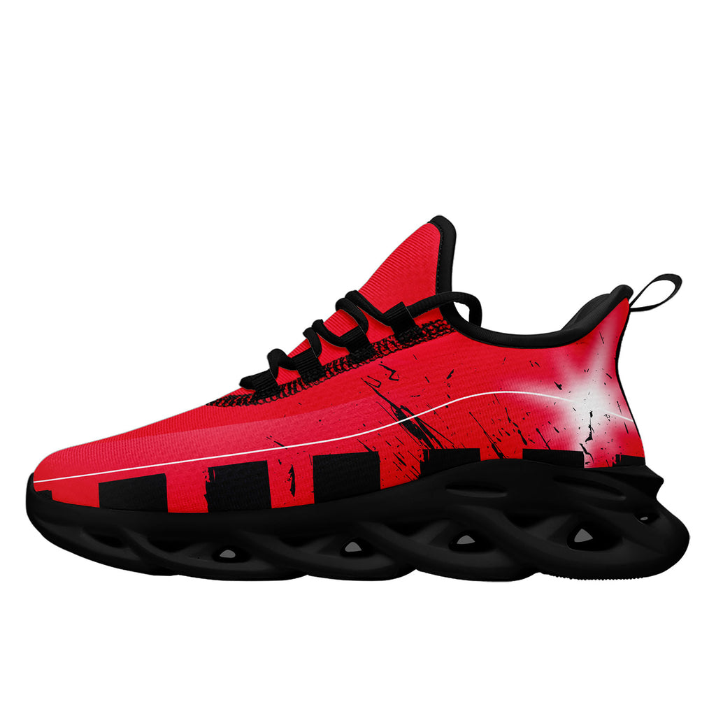 Custom Blue Red Houston Maxsoul Shoes Personalized Sneaker FN003-D020260-12