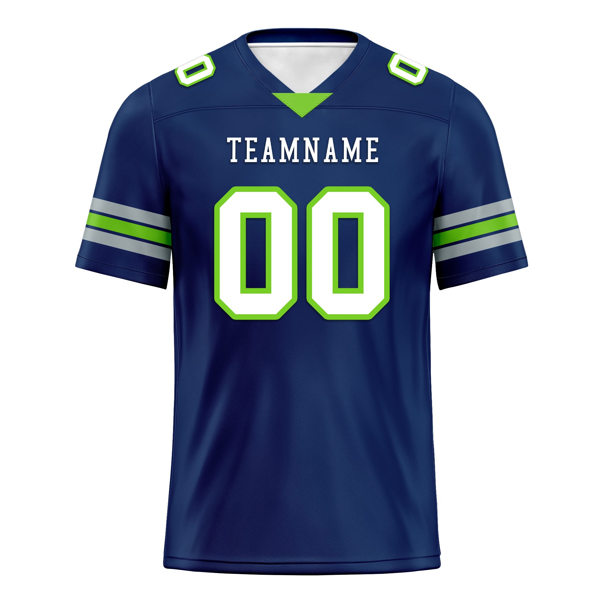 Custom Blue Classic Style Personalized Authentic Football Jersey FBJ02-bd0a70ad