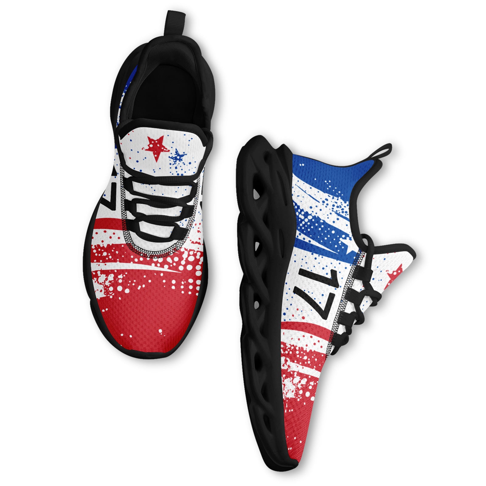 Custom South Korea 2026 World Cup Sneakers DIY Country Flag Running Shoes Lightweight Sport Shoes Gift for Football Fans Personalized Team Name and Logo FN003-F009114-5