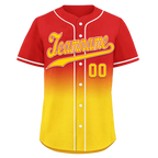 Custom Red Yellow Fade Fashion Personalized Authentic Baseball Jersey BSBJ01-D0a70d7