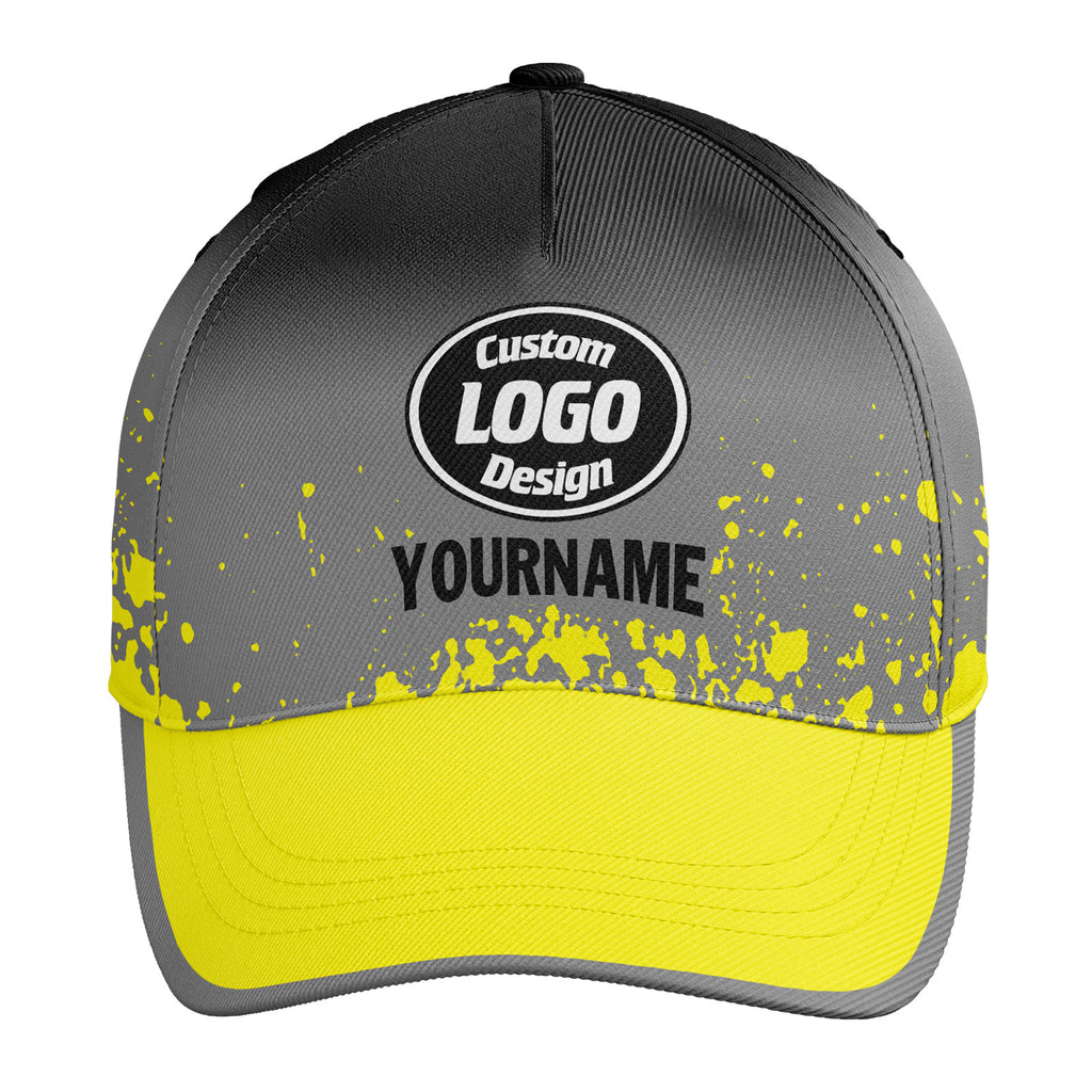 Custom Yellow Gray Jersey MaxSoul Shoes and Hat Combo Offer Personalized Combo ZH-D020234-9