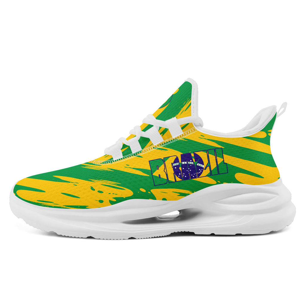 Custom 2026 World Cup Brazil Sneakers DIY Country Flag Running Shoes Lightweight Sport Shoes Gift for Football Fans Personalized Team Name and Logo FN079-F027049-5
