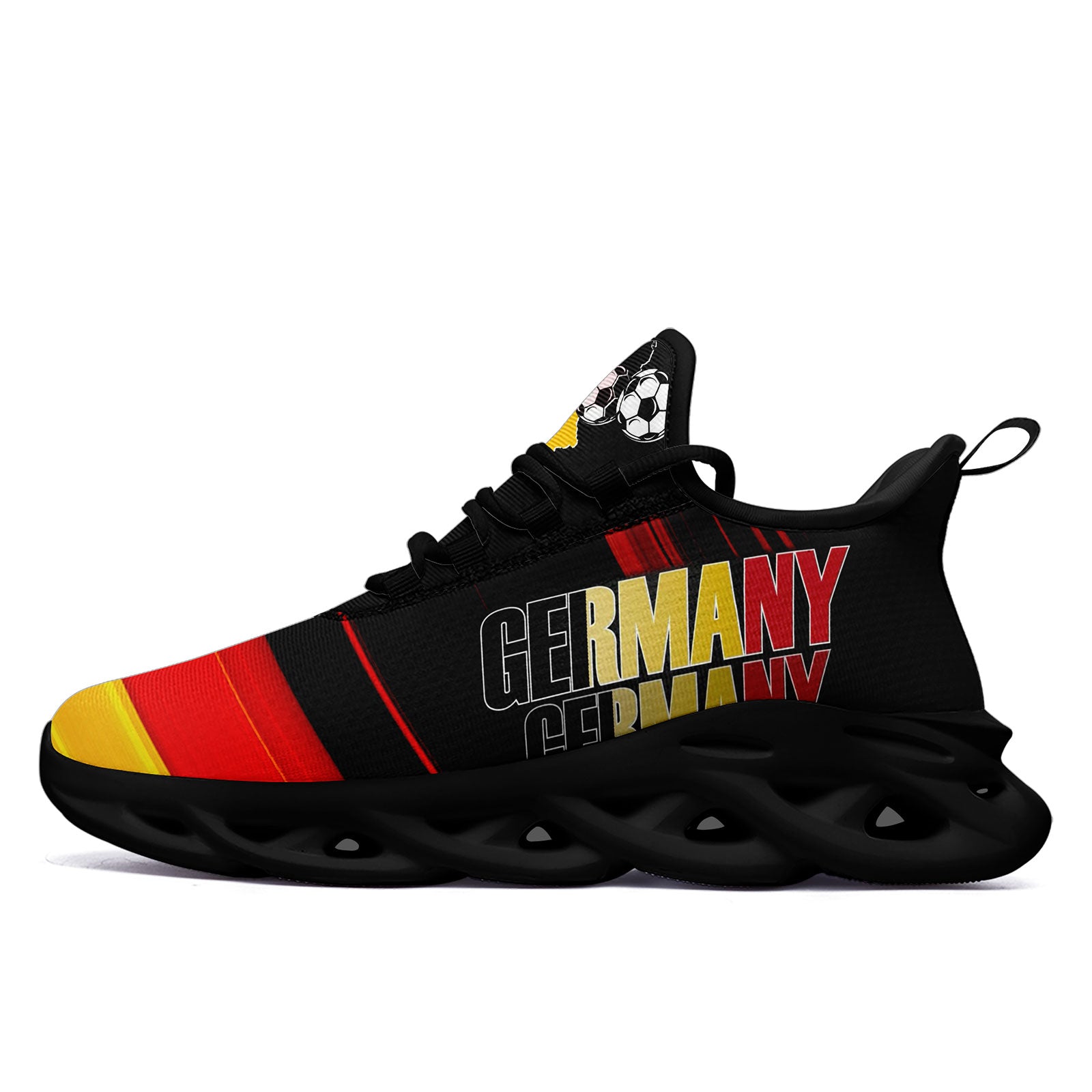 Custom Germany 2026 World Cup Sneakers DIY Country Flag Running Shoes Lightweight Sport Shoes Gift for Football Fans Personalized Team Name and Logo FN003-F025035-3
