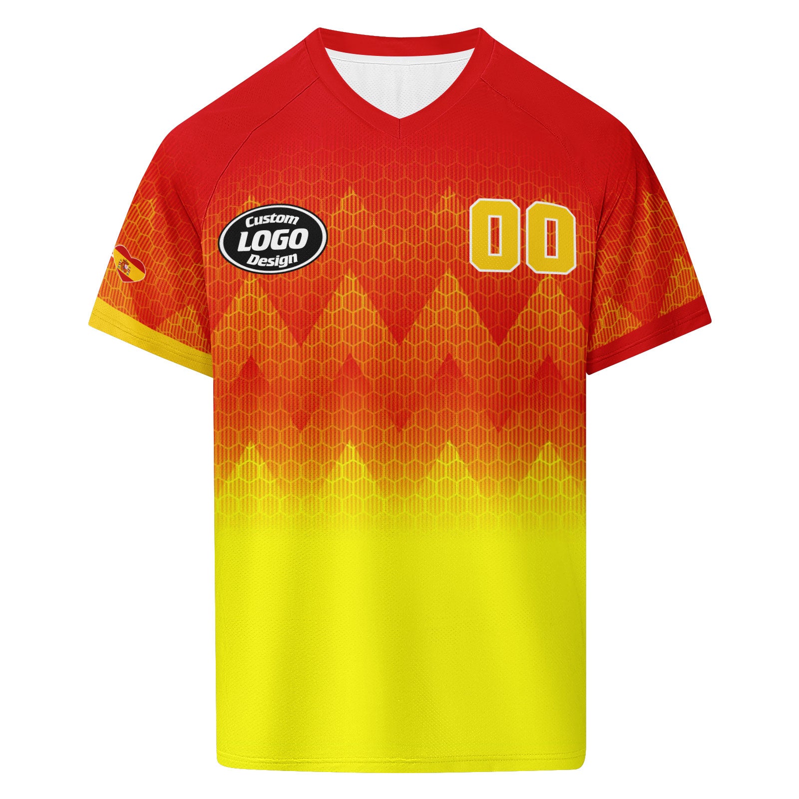 Custom Spain 2026 World Cup Football Shirt Customized Soccer Jersey for Fans Add Your Name & Number FZ190-F025072-2