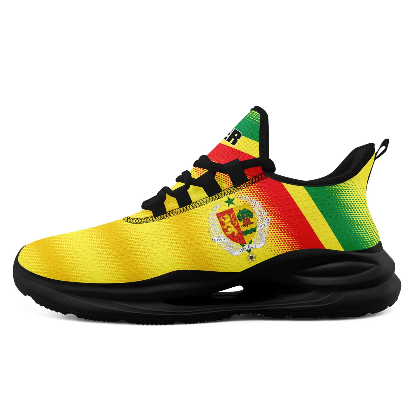 Custom Senegal 2026 World Cup Sneakers DIY Country Flag Running Shoes Lightweight Sport Shoes Gift for Football Fans Personalized Team Name and Logo FN079-F009079-5