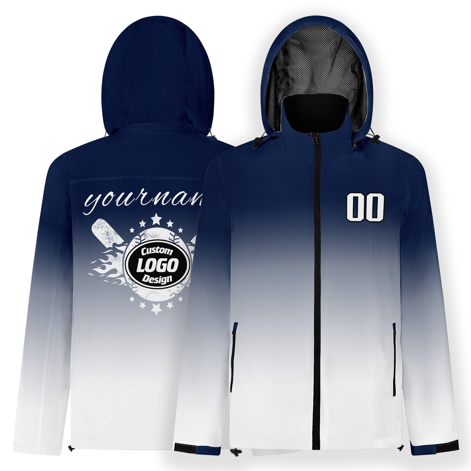 Custom Baseball Outerwear and Hat Combo Offer Personalized Combo ZH-E025020-20