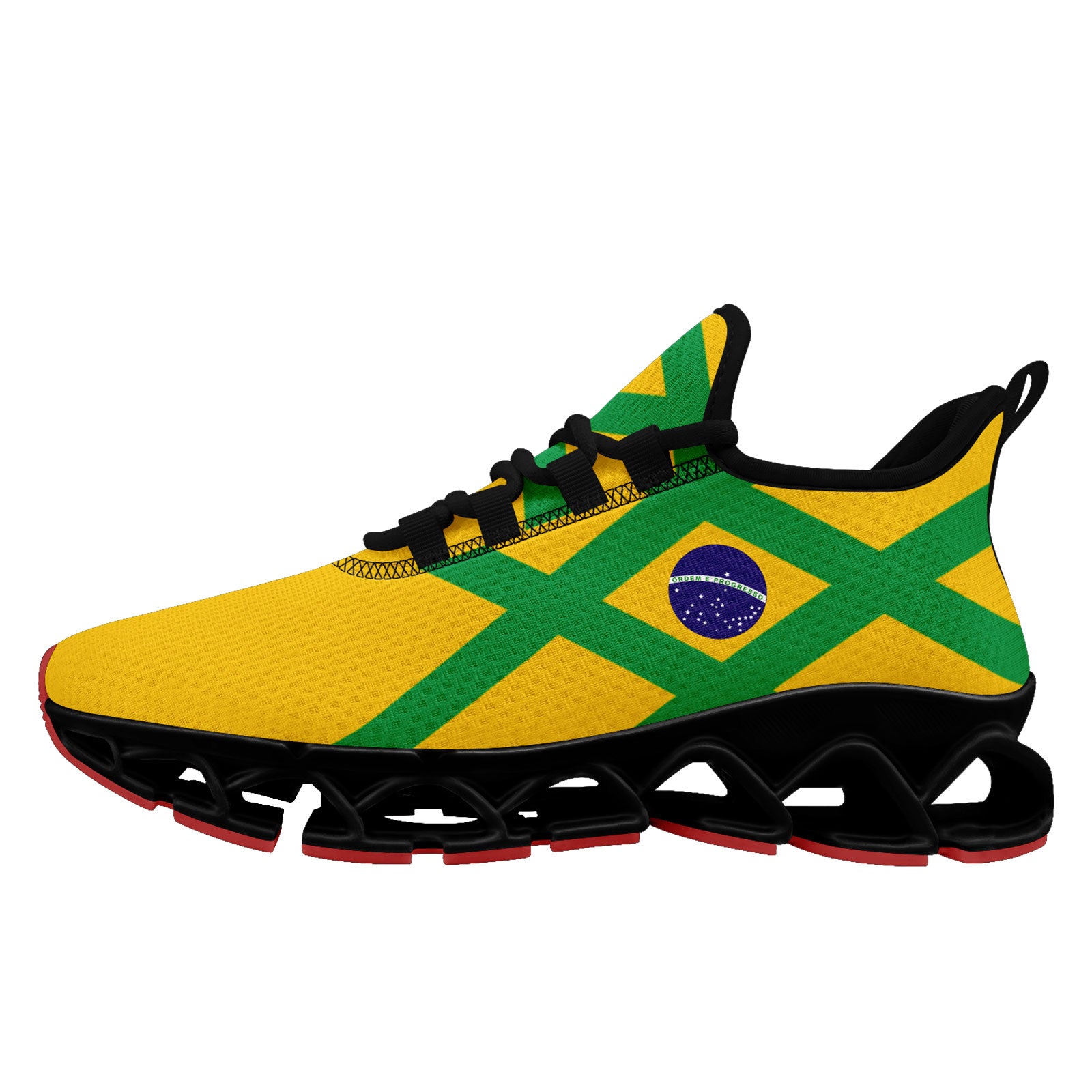 Custom 2026 World Cup Brazil Sneakers DIY Country Flag Running Shoes Lightweight Sport Shoes Gift for Football Fans Personalized Team Name and Logo FN003XD-F027047-4