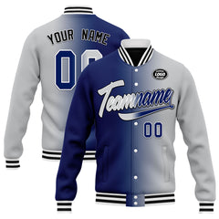 Custom Gradient Fashion Jacket Bomber Full-Snap Varsity Letterman Personalized Jacket FZ005-D028015-16